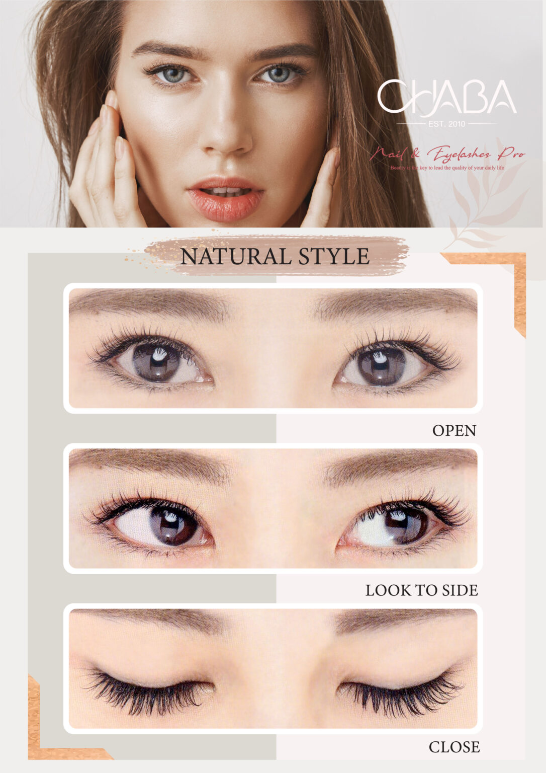 Eyelashes Menu CHABA